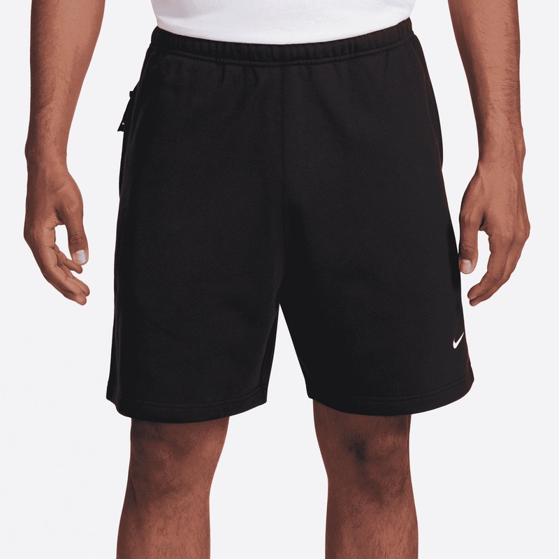 Sort Nike M NK SOLO SWOOSH BB FLC SHORT - imagine 4