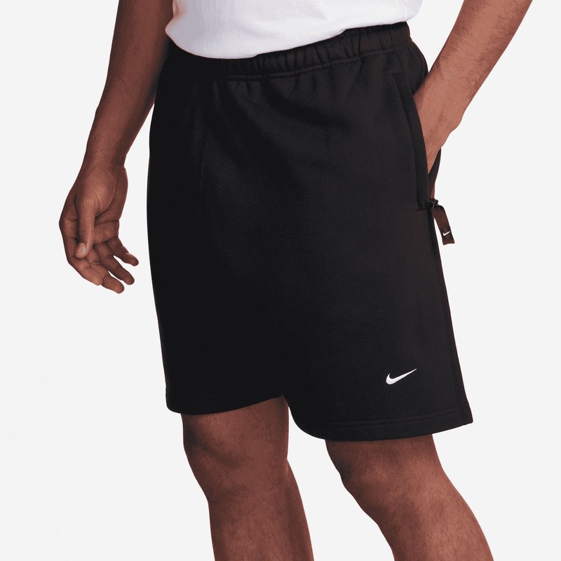 Sort Nike M NK SOLO SWOOSH BB FLC SHORT - imagine 5