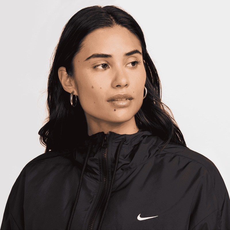 Bluza cu fermoar Nike W NSW ESSNTL UV WVN JKT HD - imagine 6