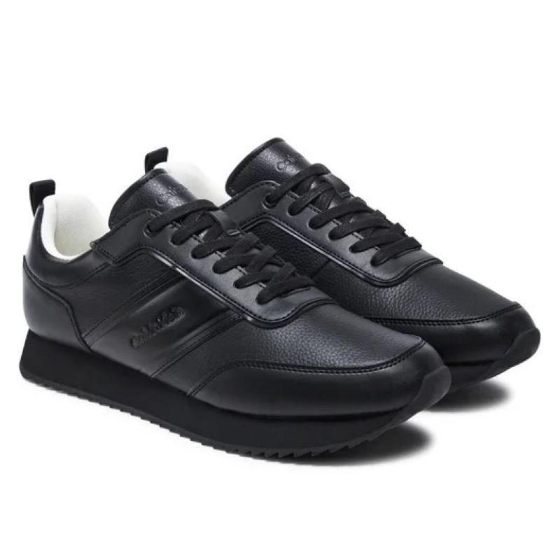 Pantofi sport Calvin Klein LOW TOP LACE UP LOGO LTH - imagine 2