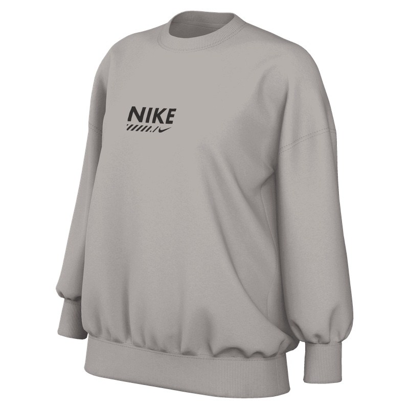 Bluza Nike W NSW FLC OS CREW GLS - imagine 3