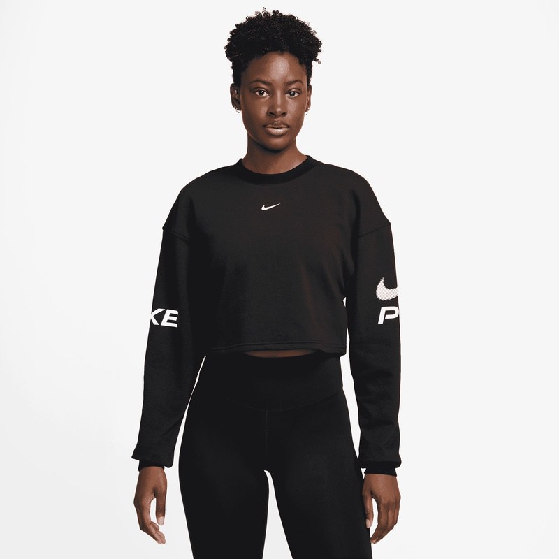 Bluza Nike W NP DF FLC CREW TT GRX