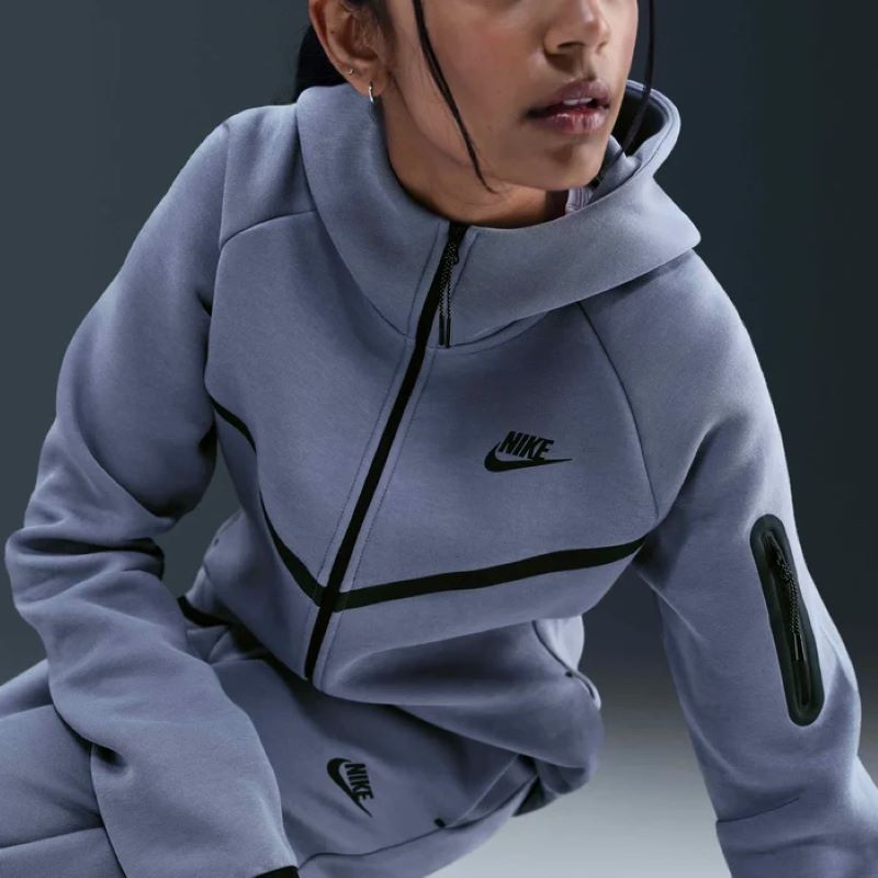 Bluza cu fermoar Nike W NSW TCH FLC WR FZ HDY 2 - imagine 5