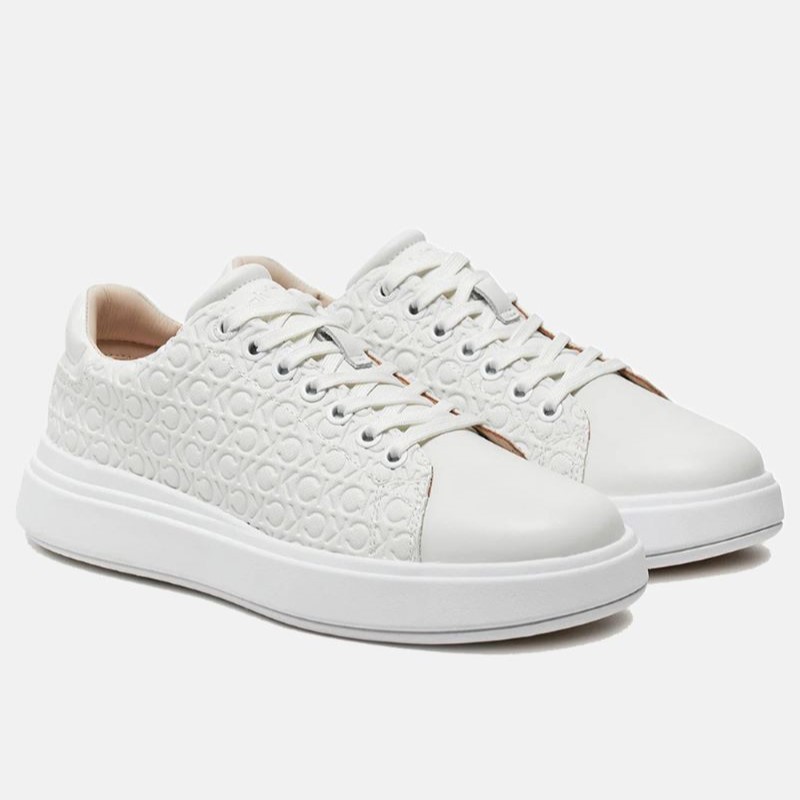 Pantofi sport Calvin Klein CUPSOLE LACE UP SAFFMONO - imagine 2