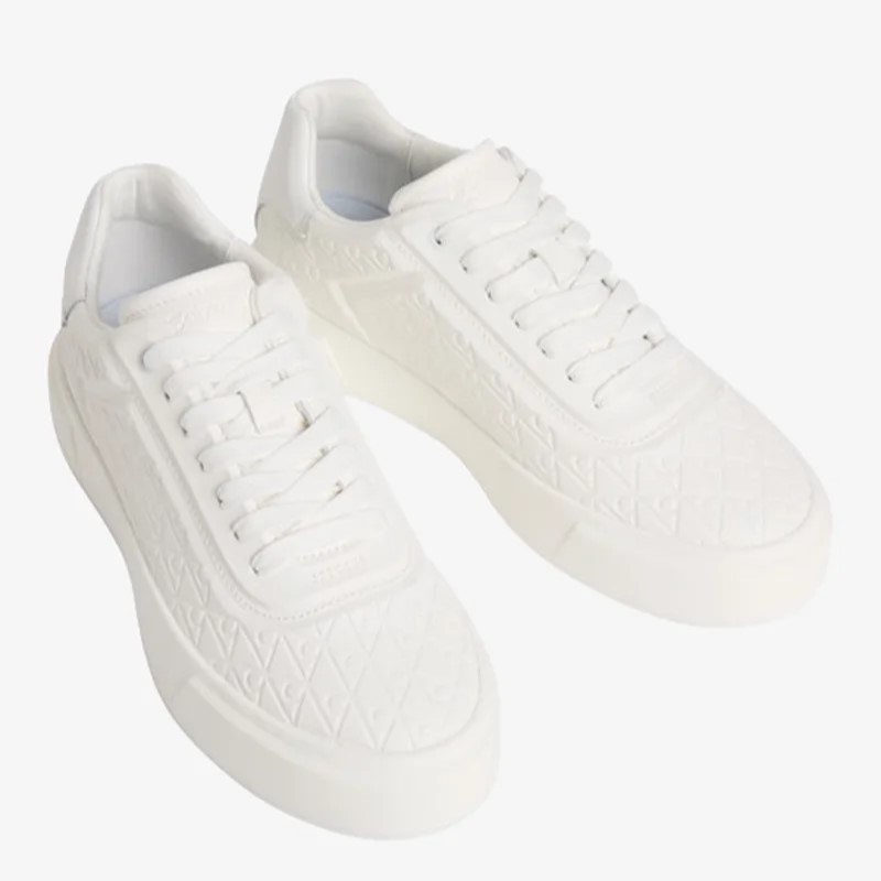 Pantofi sport Calvin Klein BASKET CUPS LACE UP AOP LTH - imagine 2