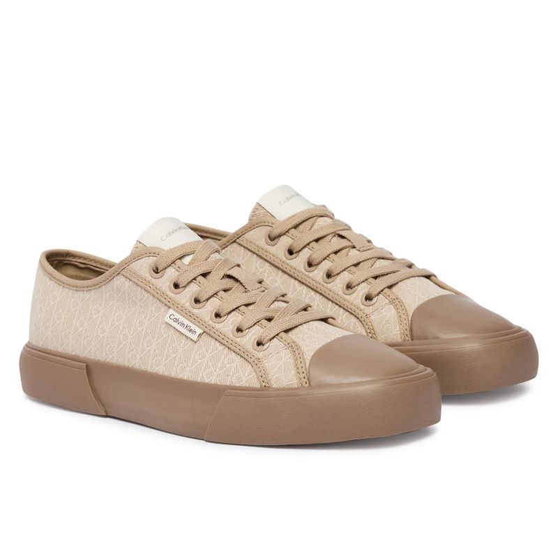Pantofi sport Calvin Klein VULC LOW LACEUP AOP CANVAS - imagine 3