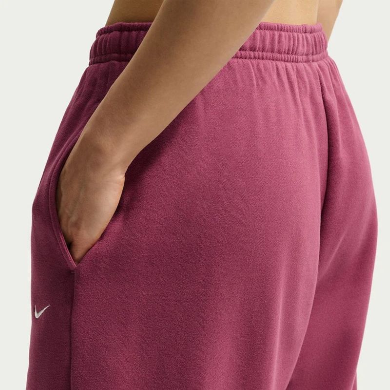 Pantaloni Nike W NK STDO FLC MW HR OS CFF PNT