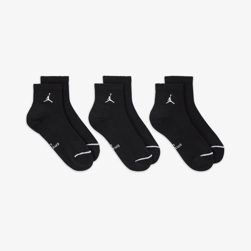 Sosete Nike U J ED ELVD ANKLE 3PR - 144 — imaginea 3