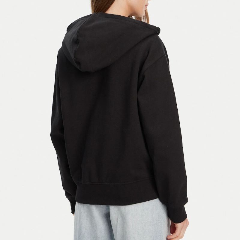 Bluza cu fermoar Calvin Klein MONOLOGO FRENCH TERRY FZBF HOOD