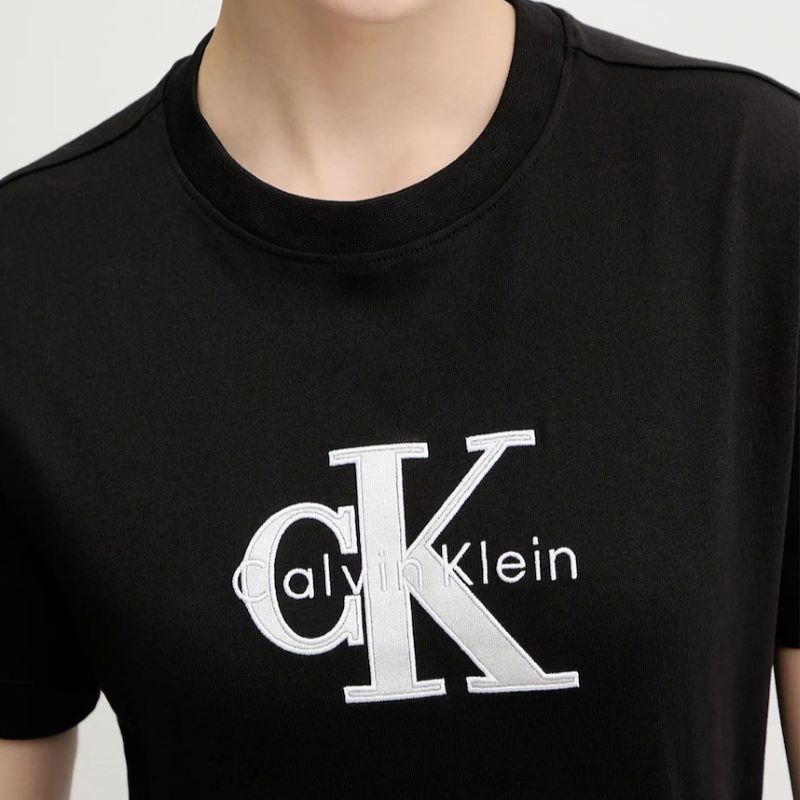 Tricou Calvin Klein SS CLASSIC MONOLOGO METALLIC CNE - imagine 3