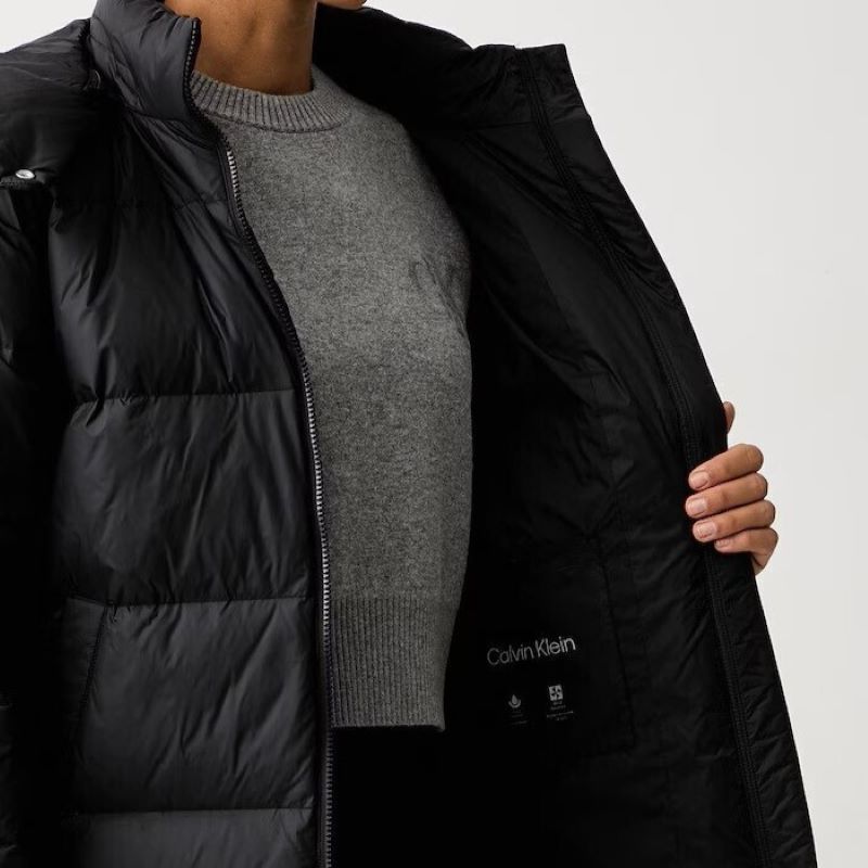 Geaca Calvin Klein ESSENTIAL MW LONG DOWN PUFFER