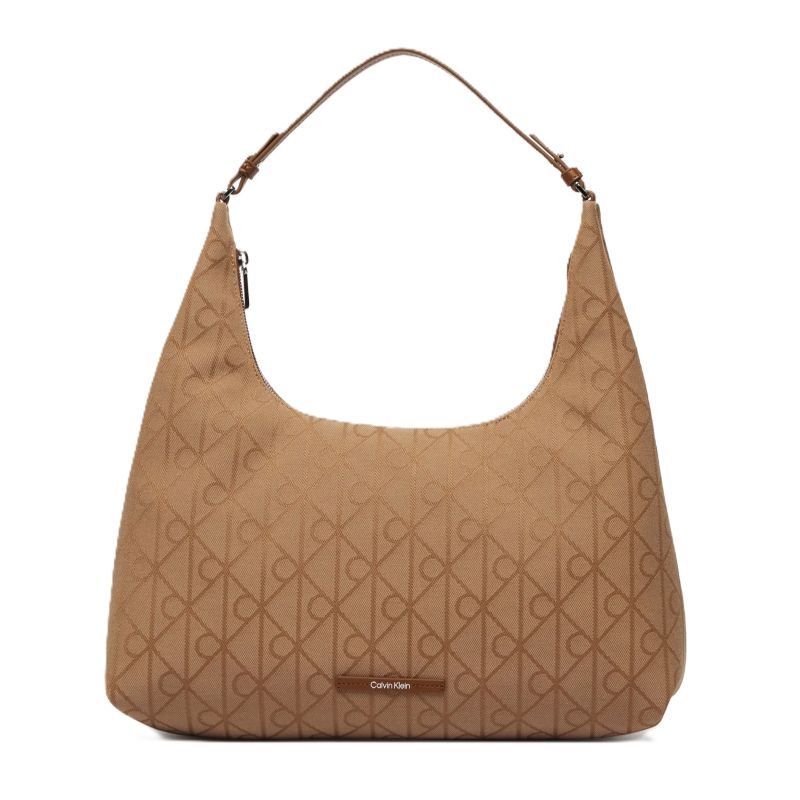 Geanta Calvin Klein EMBLEM JACQUARD SHOULDER BAG