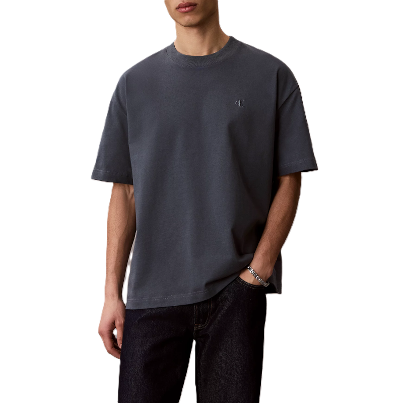 Tricou Calvin Klein A- SS OVERSIZED EMBOSS MONOLOGO