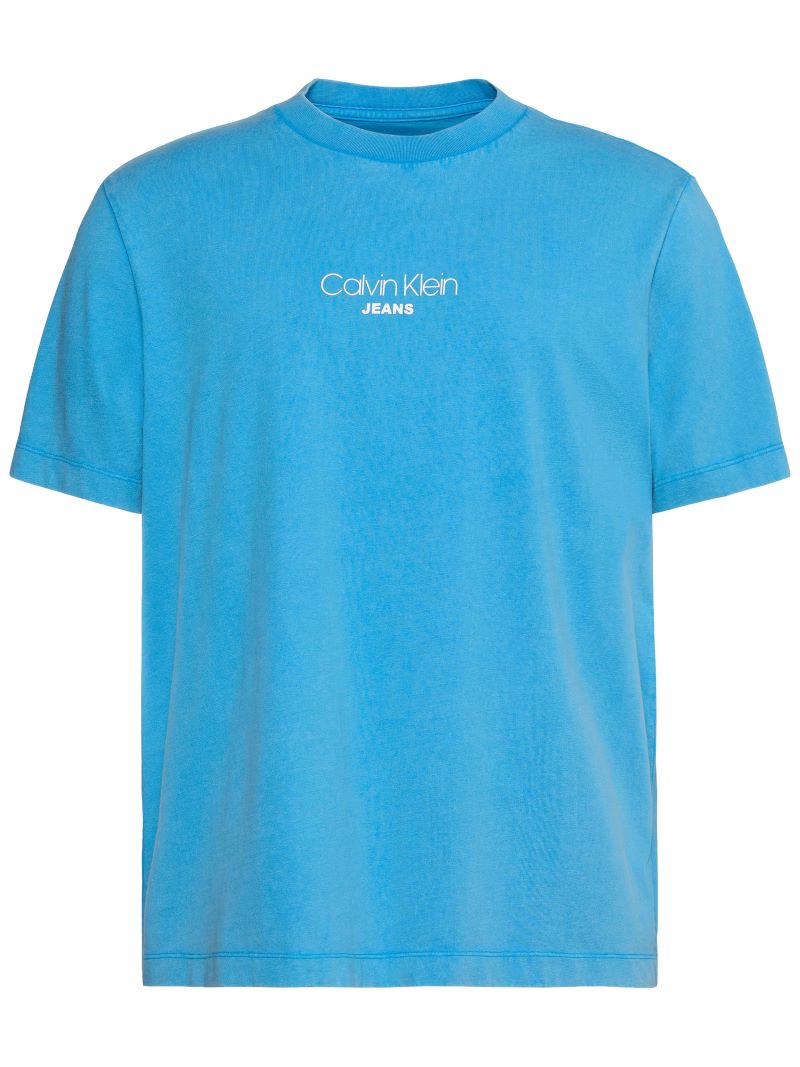 Tricou Calvin Klein SS 20S ACID WASH GRAPHIC CREWNK - imagine 3