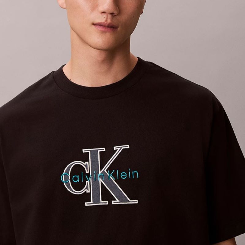 Tricou Calvin Klein SS 16S TRICOLOR MONOLOGO GRAPHIC - imagine 3