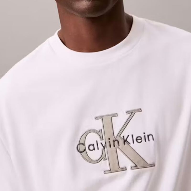 Tricou Calvin Klein SS 16S TRICOLOR MONOLOGO GRAPHIC - imagine 3