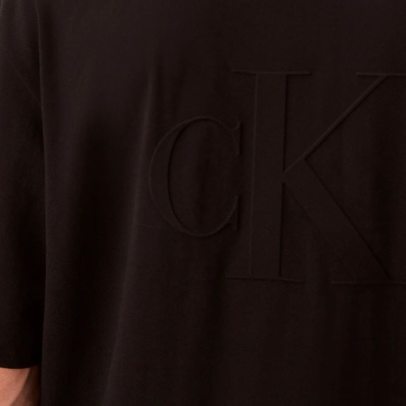 Tricou Calvin Klein SS RLXD COOLING PIQUE EMBOSSED T - imagine 3