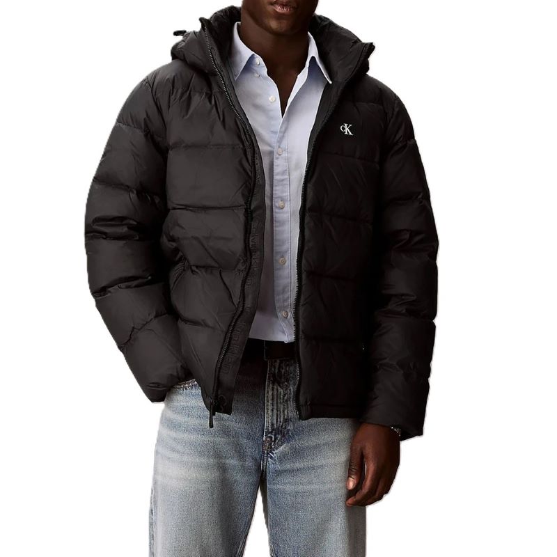 Geaca Calvin Klein LS NYLON ZIP OFF HOOD DOWN PUFFE