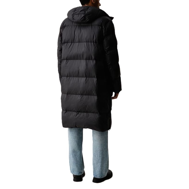 Geaca Calvin Klein LS LONG LENGTH HOODED NYLON PUFF