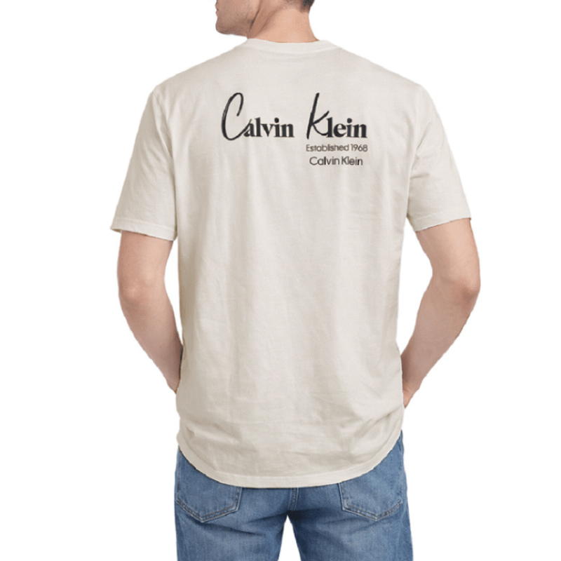 Tricou Calvin Klein 30S EU WHOLESALE JEANS GRAPHICS - imagine 2