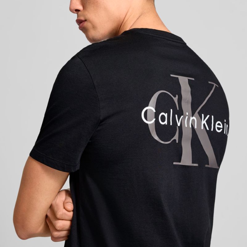 Tricou Calvin Klein SS 30S CLASSIC BACK MONOLOGO TEE - imagine 3