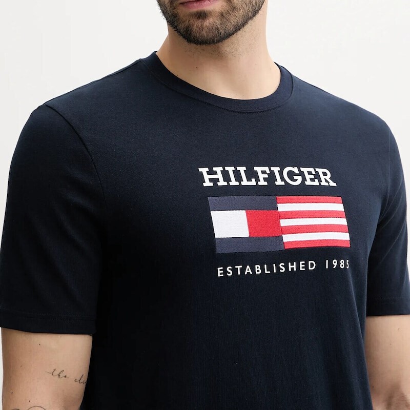 Tricou Tommy Hilfiger AMERICANA MONOTYPE FLAG BOX TEE - imagine 3