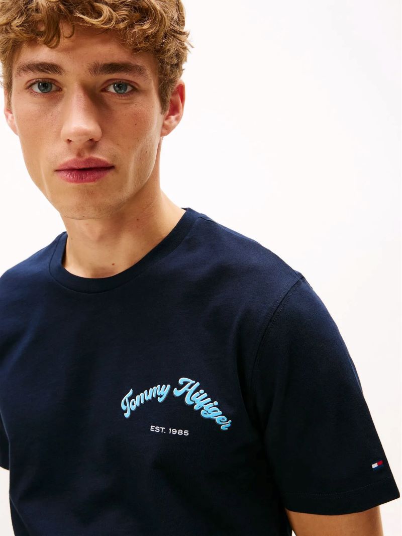 Tricou Tommy Hilfiger IC GRAPHIC TEE - imagine 3