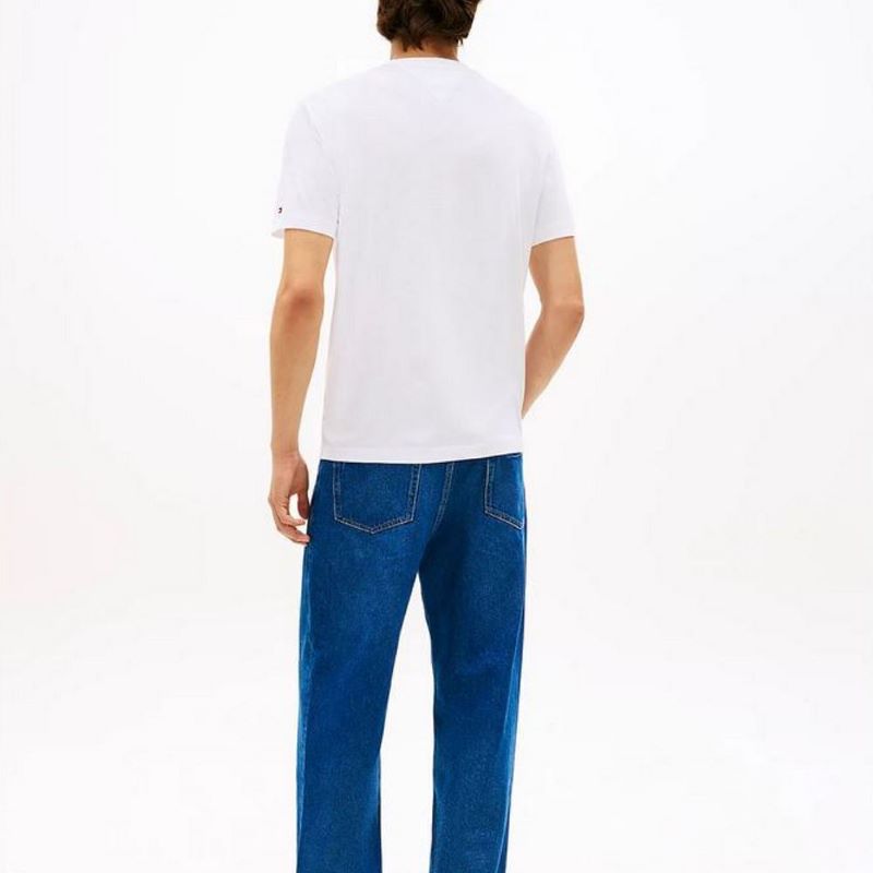 Tricou Tommy Hilfiger GLOBAL STRIPE PIQUE POCKET TEE - imagine 2