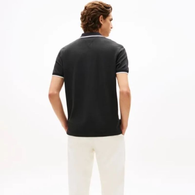 Tricou polo Tommy Hilfiger PIQUE UNDERCOLLAR REG POLO - imagine 2