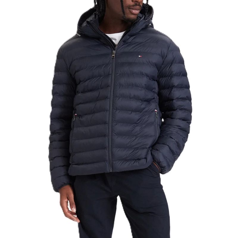 Geaca Tommy Hilfiger PACKABLE RECYCLED HOODED JACKET