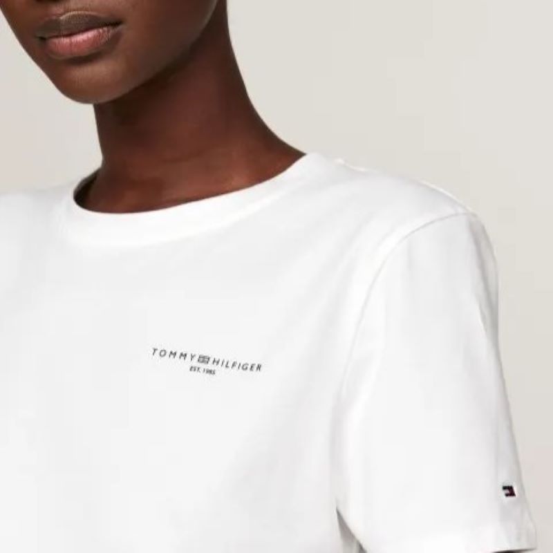 Tricou Tommy Hilfiger 1985 REG MINI CORP LOGO C-NK SS - imagine 3