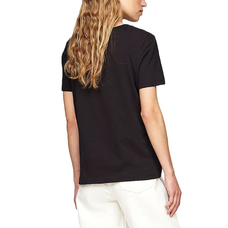 Tricou Tommy Hilfiger REG CORP LOGO C-NK SS - imagine 2