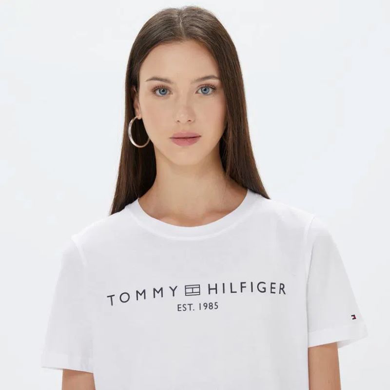 Tricou Tommy Hilfiger REG CORP LOGO C-NK SS - imagine 3