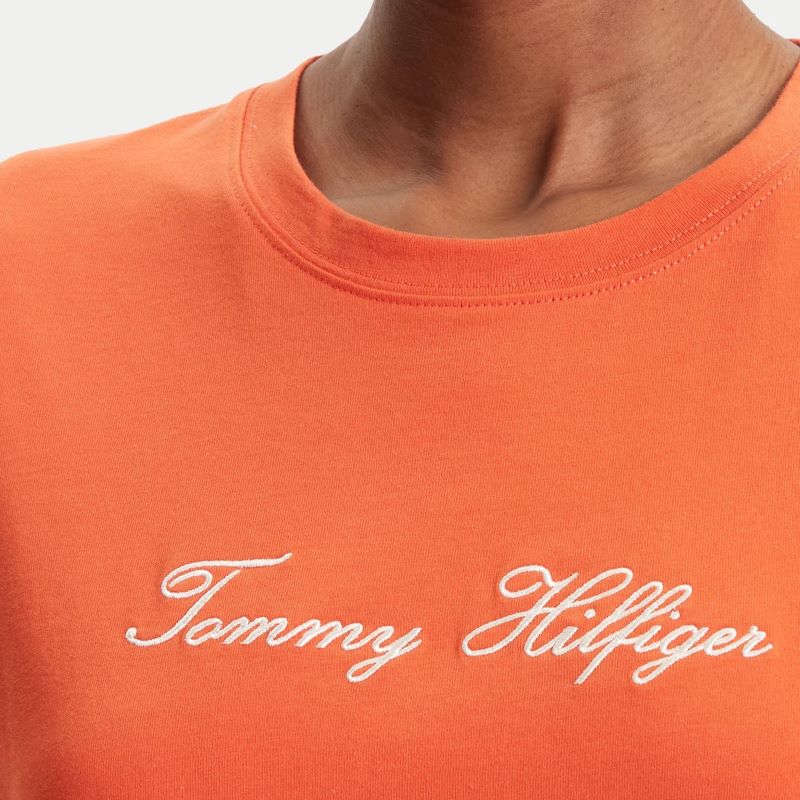Tricou Tommy Hilfiger SCRIPT REG C-NK SS T-SHIRT - imagine 3