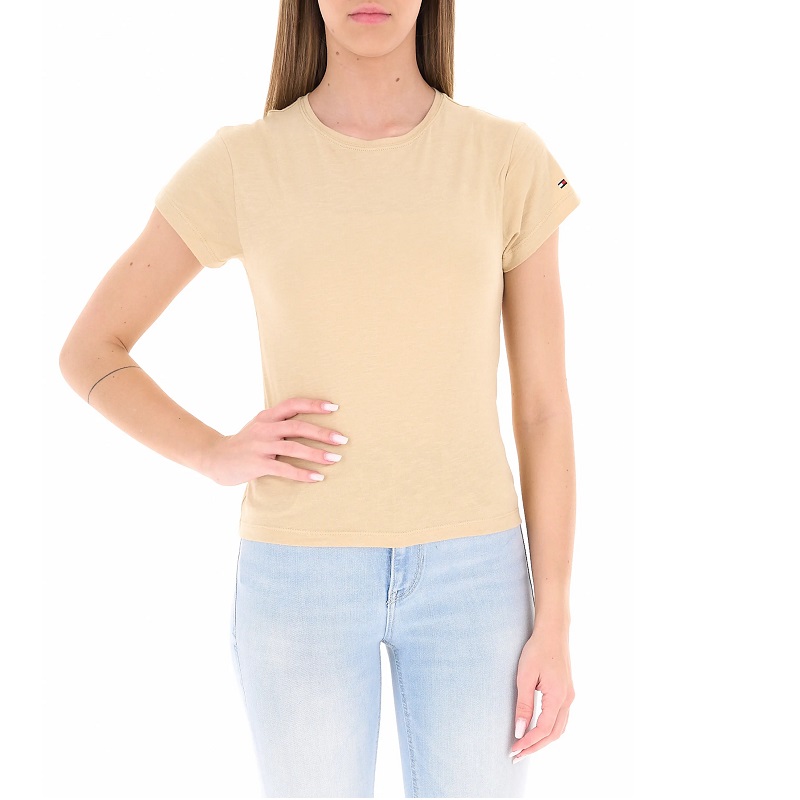 Tricou Tommy Hilfiger CO SLUB SLIM SS TEE