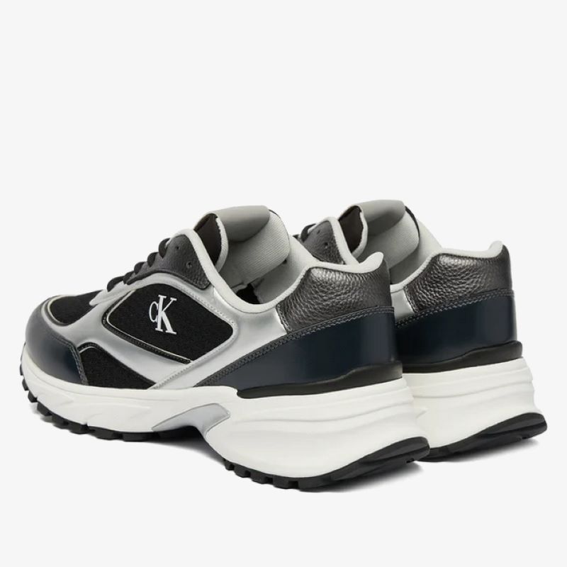 Pantofi sport Calvin Klein HIKE RUNNER LACEUP MESH MIX MET - imagine 2