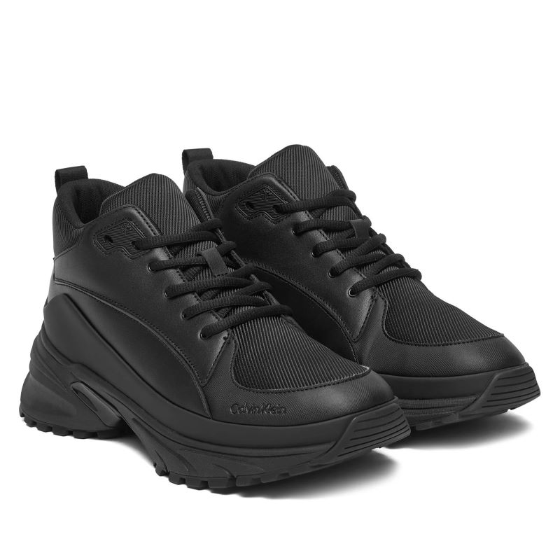 Pantofi sport Calvin Klein HIKE RUNNER MID LACEUP TECH MIX - imagine 2