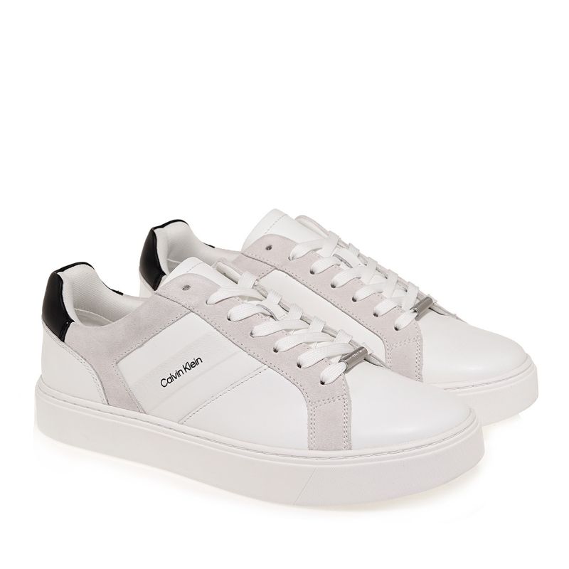 Pantofi sport Calvin Klein CLASSIC CUPSOLE LACEUP TAPE LTH - imagine 2