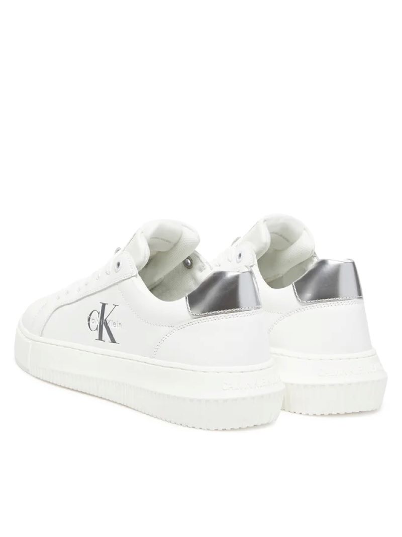 Pantofi sport Calvin Klein CHUNKY CUPSOLE LTH SILVER - imagine 2