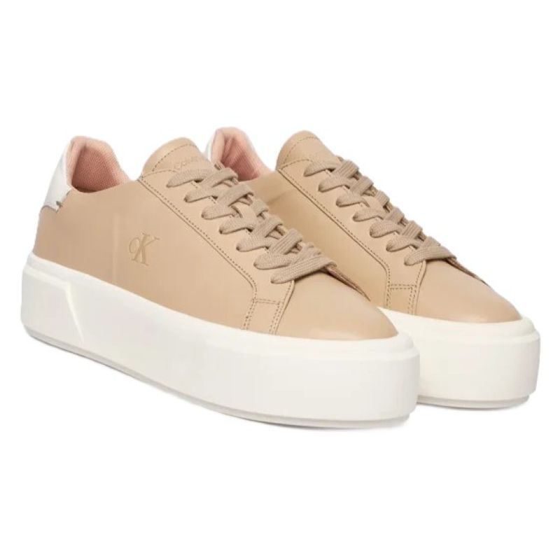 Pantofi sport Calvin Klein FLATFORM LACE UP LTH - imagine 3