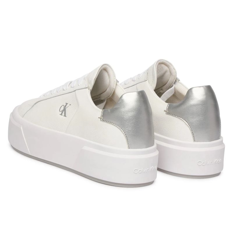 Pantofi sport Calvin Klein FLATFORM LACE UP LTH MET - imagine 2