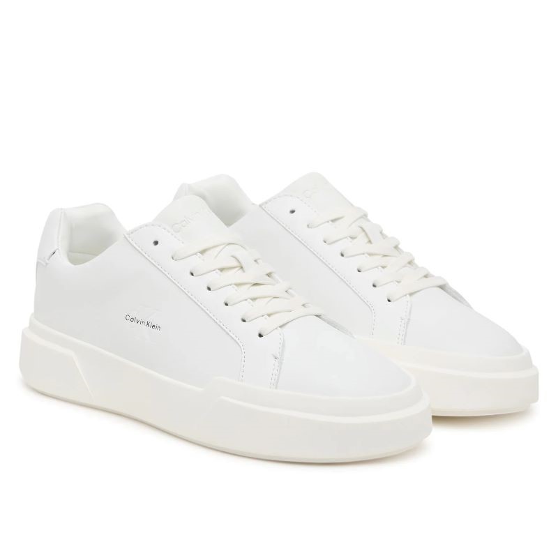 Pantofi sport Calvin Klein CHUNKY CUPSOLE LACEUP LTH WN - imagine 3